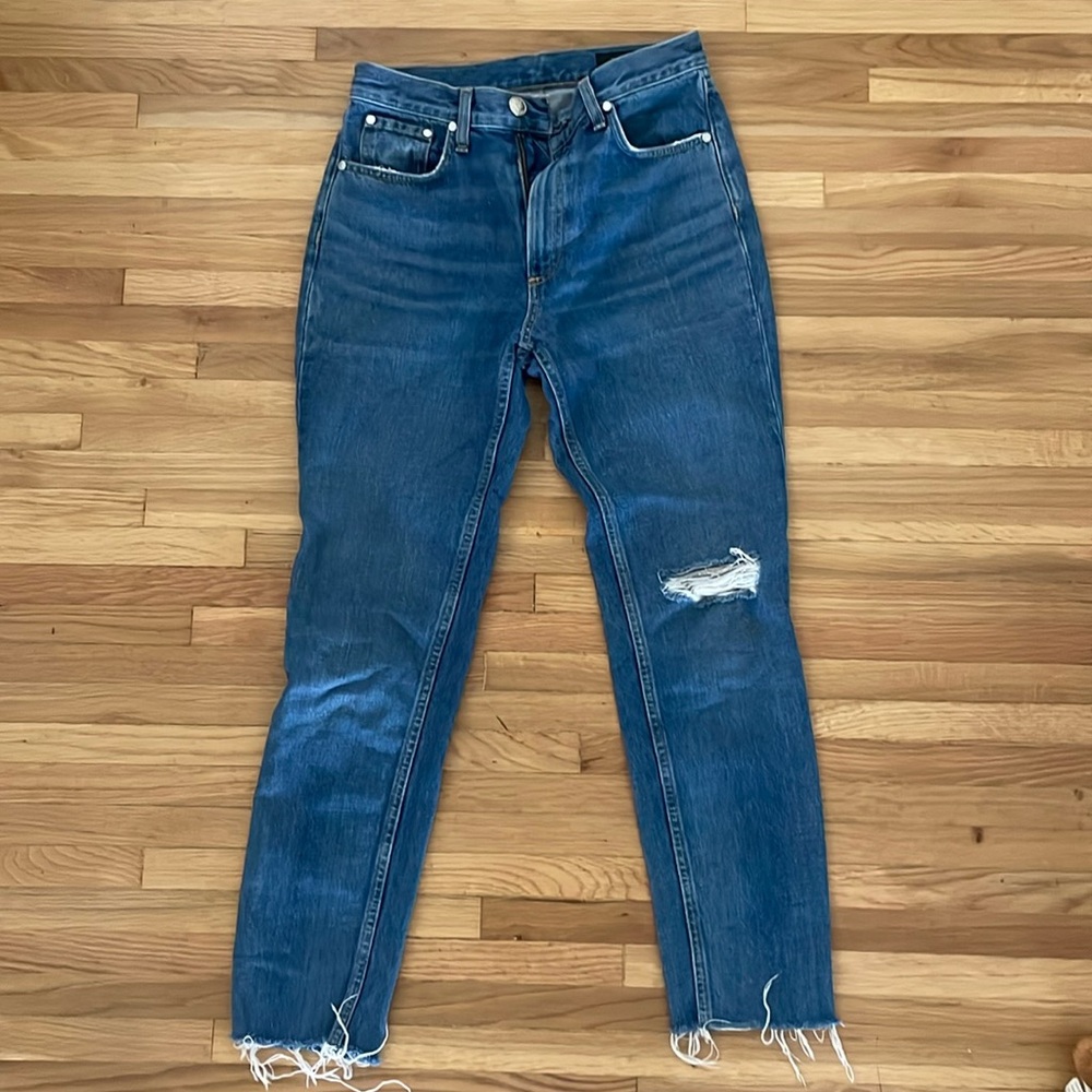 Rag & Bone Straight Leg Denim - Size 27 (Size 4)